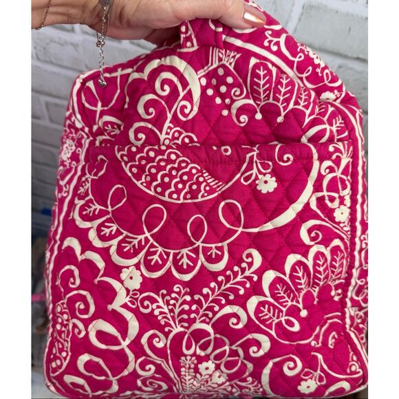 Vera Bradley Large Duffel Bag Very Berry Paisley (Retired Pattern) Bright Color - Picture 6 of 8